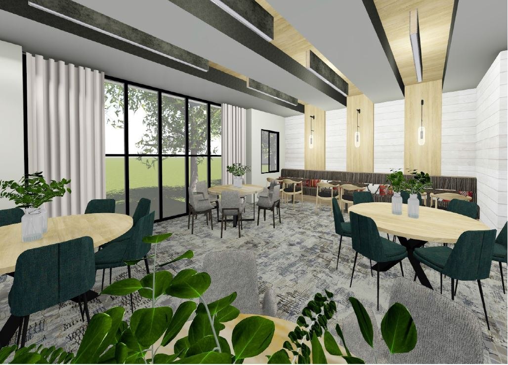 Proposed casual dining space
